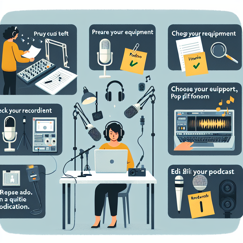 Primeiros passos para gravar um podcast?
